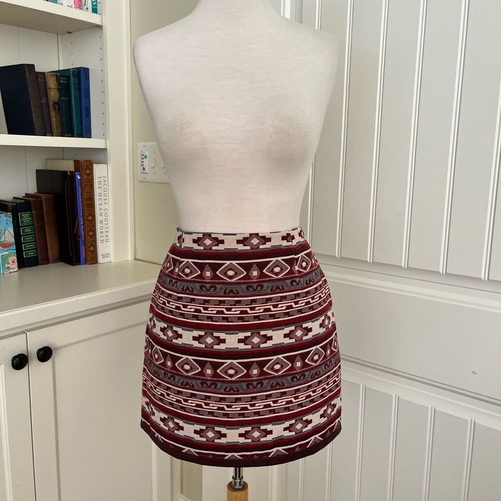 Jack Boho Aztec Print Mini Skirt 6